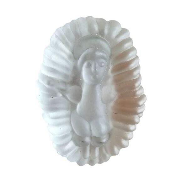 Vintage White Nativity Mini Figurine Set Christmas Holiday Manger Scene - Picture 5 of 15